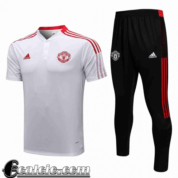 Polo Manchester United bianca Uomo 2021 2022 PL193