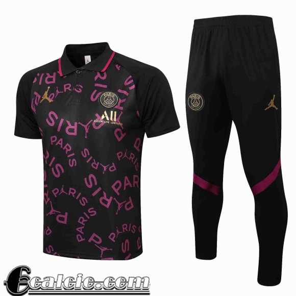 Polo PSG Paris Nero Uomo 2021 2022 PL205