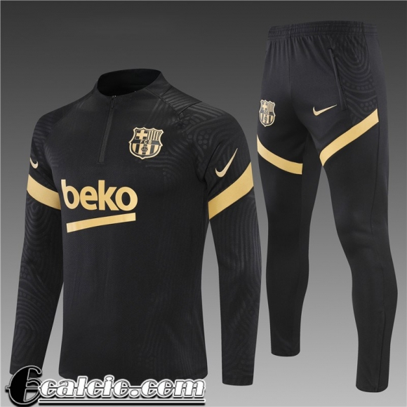 Tute Calcio Barcellona Nero Bambino 2021 2022 TK115