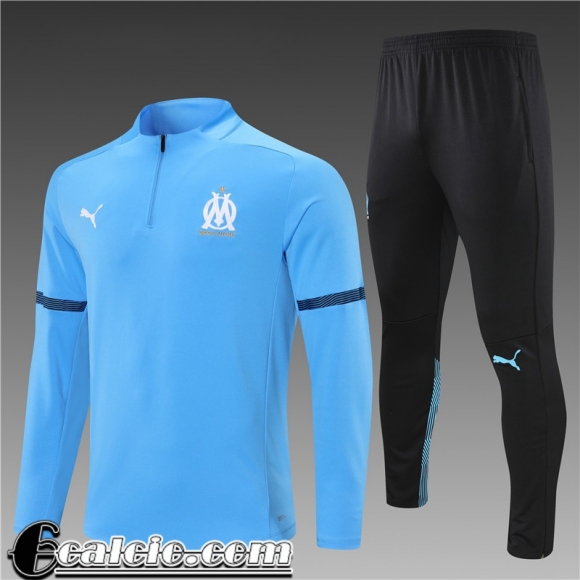 Tute Calcio Olympique Marsiglia blu Bambino 2021 2022 TK136