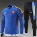 Tute Calcio Manchester United blu Bambino 2021 2022 TK142