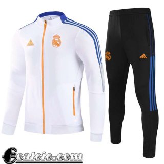 Full-Zip Giacca Real Madrid bianca Bambino 2021 2022 TK154