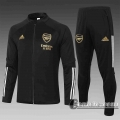 6calcio: 20-21 Arsenal Giacca Calcio A394 Nero