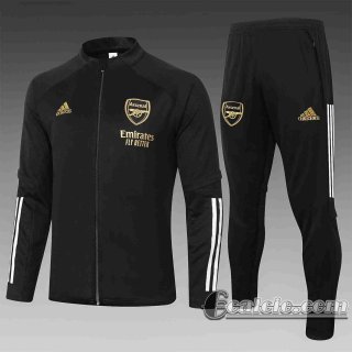 6calcio: 20-21 Arsenal Giacca Calcio A394 Nero