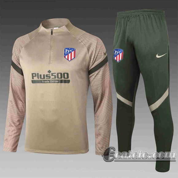 6calcio: 20-21 Atletico Madrid Tuta Calcio B443 Cachi