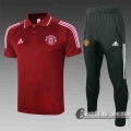 6calcio: 20-21 Manchester United Polo Calcio C590 cremisi