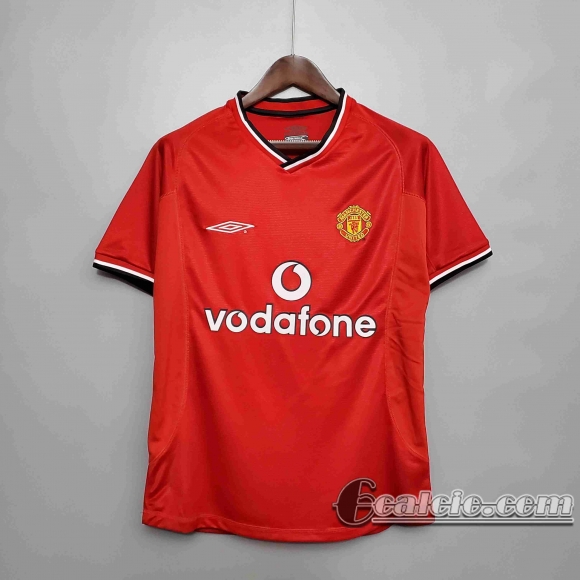 6calcio: Retro Maglie Calcio 00/01 Manchester United Prima