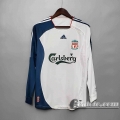 6calcio: Retro Maglie Calcio 06/07 Manica Lunga Liverpool Seconda