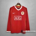 6calcio: Retro Maglie Calcio 06/07 Manchester United Manica Lunga Prima