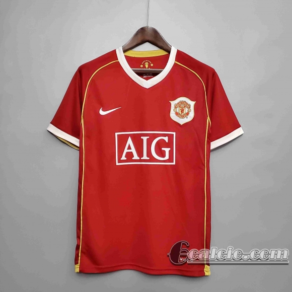 6calcio: Retro Maglie Calcio 06/07 Manchester United Prima