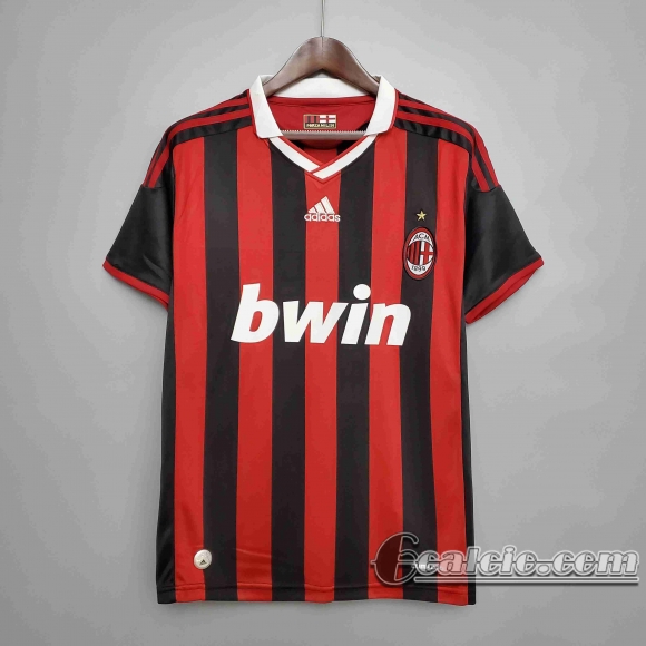 6calcio: Retro Maglie Calcio 09/10 AC Milan Prima