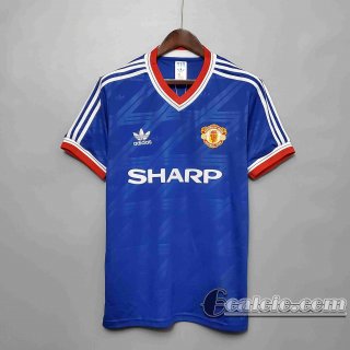 6calcio: Retro Maglie Calcio 86/88 Manchester United Terza Seconda