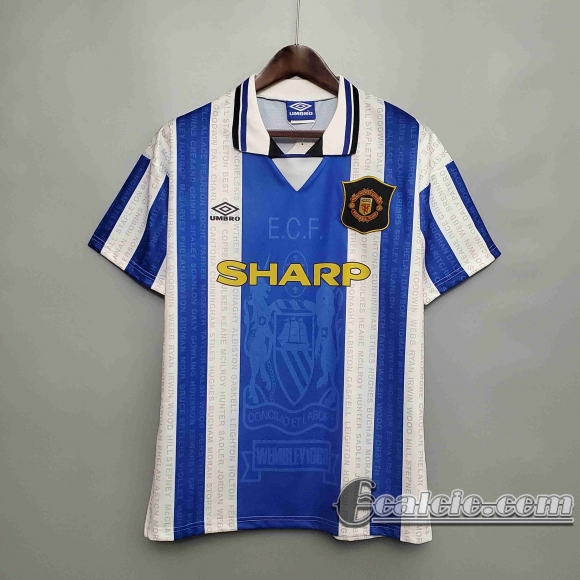 6calcio: Retro Maglie Calcio 94/96 Manchester United Seconda