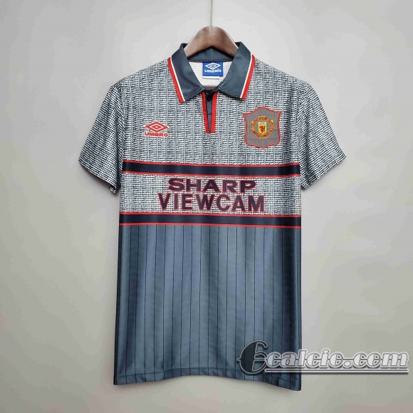 6calcio: Retro Maglie Calcio 95/96 Manchester United Seconda