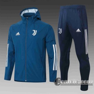 6calcio: 20-21 Juventus Giacca a vento G080 Blu scuro