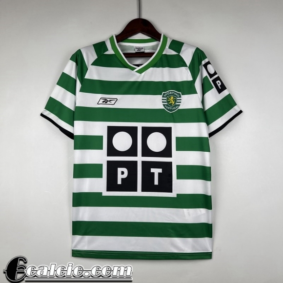 Retro Maglia Calcio Sporting Lisbon Prima Uomo 03-04 FG313