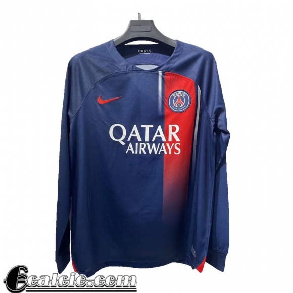 Maglia Calcio PSG Prima Uomo Manga Larga 23 24