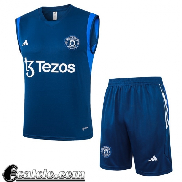 Tute Calcio Senza maniche Manchester United Uomo 23 24 A182