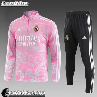 Tute Calcio + PANTALONI Real Madrid Bambini 23 24 C71