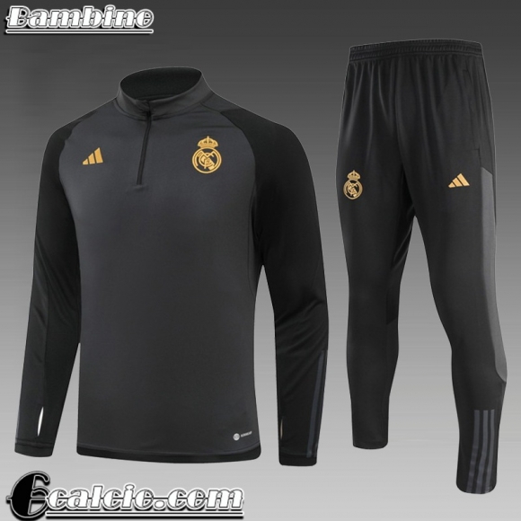 Tute Calcio + PANTALONI Real Madrid Bambini 23 24 C79