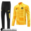 Full Zip Giacca Manchester City giallo Uomo 2022 23 JK581