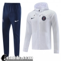 Full Zip Giacca PSG Bianco Uomo 2022 23 JK596