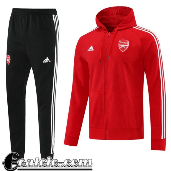 Full Zip Giacca Arsenal rosso Uomo 2022 23 JK599