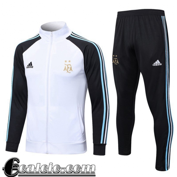 Full Zip Giacca Argentina Bianco Uomo 2022 23 JK607