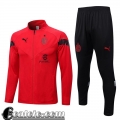 Full Zip Giacca AC Milan rosso Uomo 2022 23 JK633