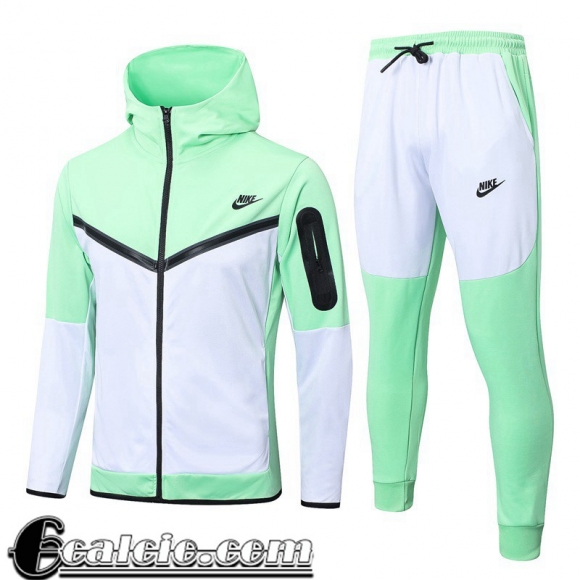 Full Zip Giacca Sport Bianco verde Uomo 2022 23 JK640