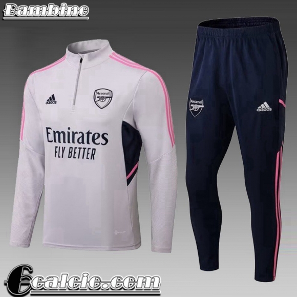 Tute Calcio Arsenal grigio Bambini 2022 23 TK493