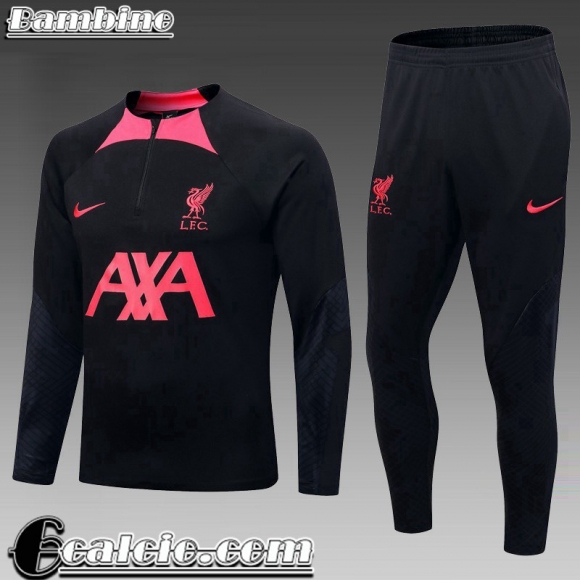 Tute Calcio Liverpool Nero Bambini 2022 23 TK498