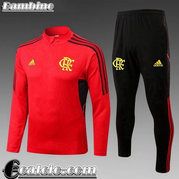 Tute Calcio Flamengo rosso Bambini 2022 23 TK517