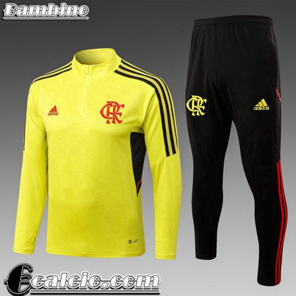 Tute Calcio Flamengo giallo Bambini 2022 23 TK519