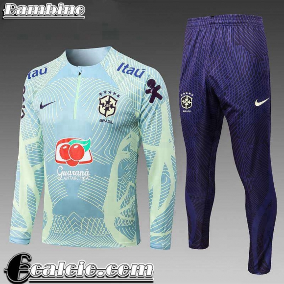 Tute Calcio Brasile verde Bambini 2022 23 TK521