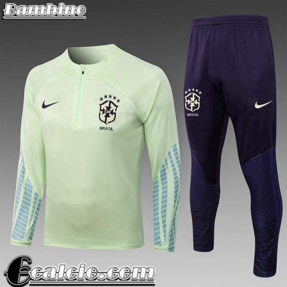 Tute Calcio Brasile verde Bambini 2022 23 TK525