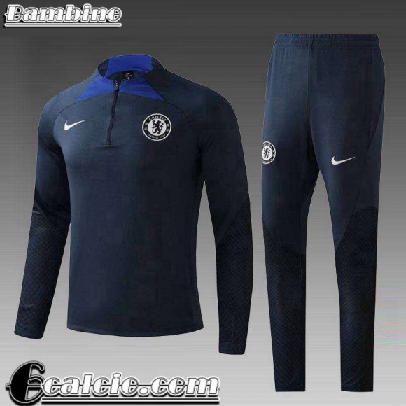 Tute Calcio Chelsea blu navy Bambini 2022 23 TK527