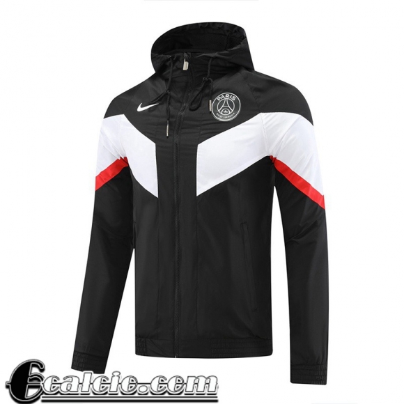 Giacca a vento Cappuccio PSG Nero Uomo 2022 23 WK202
