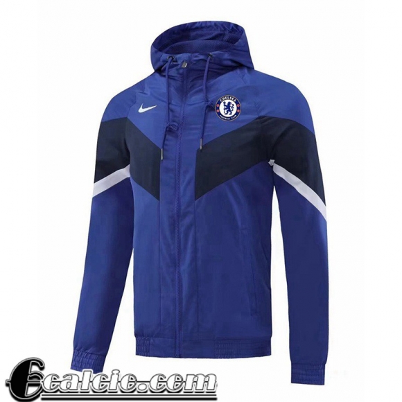 Giacca a vento Cappuccio Chelsea blu Uomo 2022 23 WK226