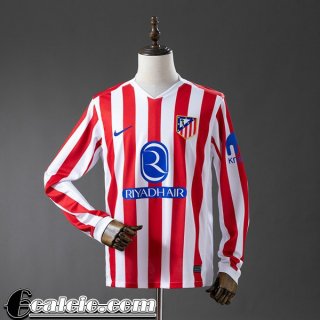 Maglia Calcio Atletico Madrid Prima Uomo Maniche Lunghe 25-26