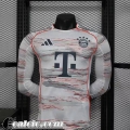 Maglia Calcio Bayern Monaco Seconda Uomo Maniche Lunghe 25-26 Maglia Calcio Bayern Monaco Seconda Uomo Maniche Lunghe 25-26