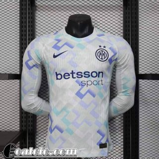 Maglia Calcio Inter Milan Seconda Uomo Maniche Lunghe 25-26 Maglia Calcio Inter Milan Seconda Uomo Maniche Lunghe 25-26