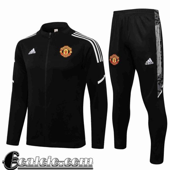 Full-Zip Giacca Manchester United Uomo 2021 2022 noir JK243