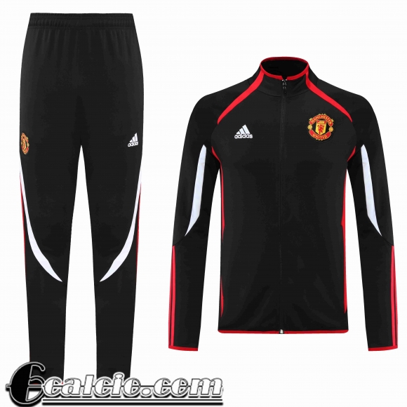 Full-Zip Giacca Manchester United Uomo 2021 2022 noir JK248