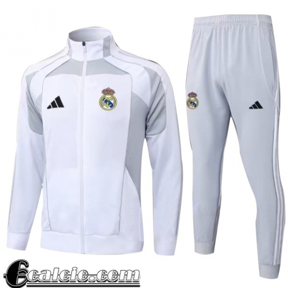 Full-Zip Giacca Real Madrid Uomo 25-26 B591 Full-Zip Giacca Real Madrid Uomo 25-26 B591