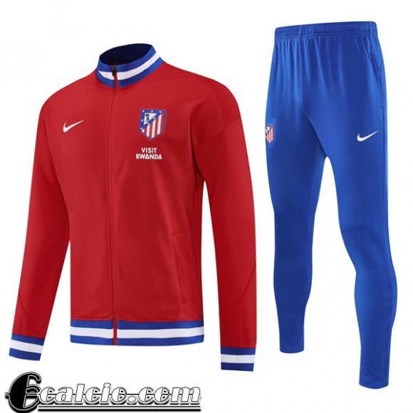 Full-Zip Giacca Atletico Madrid Uomo 25-26 B648 Full-Zip Giacca Atletico Madrid Uomo 25-26 B648