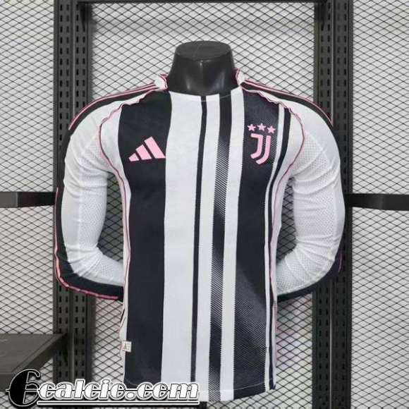 Maglia Calcio Juventus Prima Uomo Maniche Lunghe 25-26 Maglia Calcio Juventus Prima Uomo Maniche Lunghe 25-26