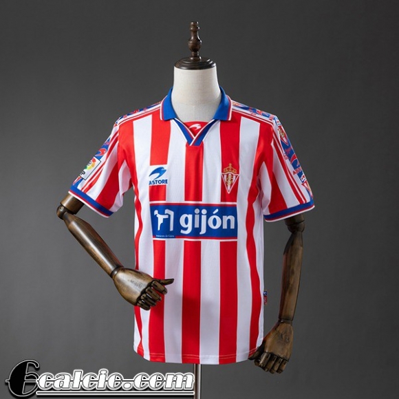 Retro Maglia Calcio Sporting de Gijon Prima Uomo 99 00 FG1239 Retro Maglia Calcio Sporting de Gijon Prima Uomo 99 00 FG1239