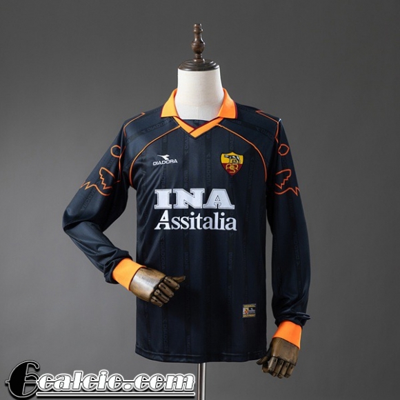 Retro Maglia Calcio Roma Terza Uomo Maniche Lunghe 99 00 FG1271 Retro Maglia Calcio Roma Terza Uomo Maniche Lunghe 99 00 FG1271