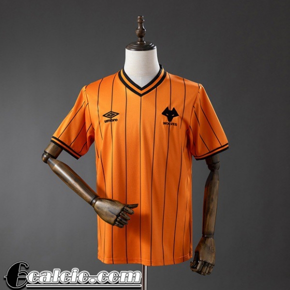 Retro Maglia Calcio Wolves Prima Uomo 85 86 FG1282 Retro Maglia Calcio Wolves Prima Uomo 85 86 FG1282